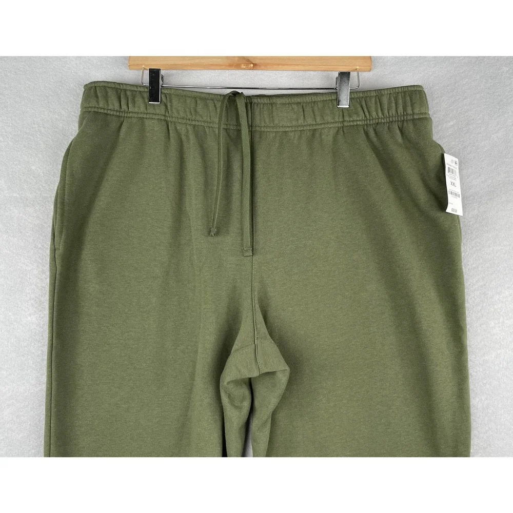 ID Ideology Men's 2XL Fleece Ankle Joggers Drawstring Waist 2 Pocket Green NEW - Picture 3 of 8